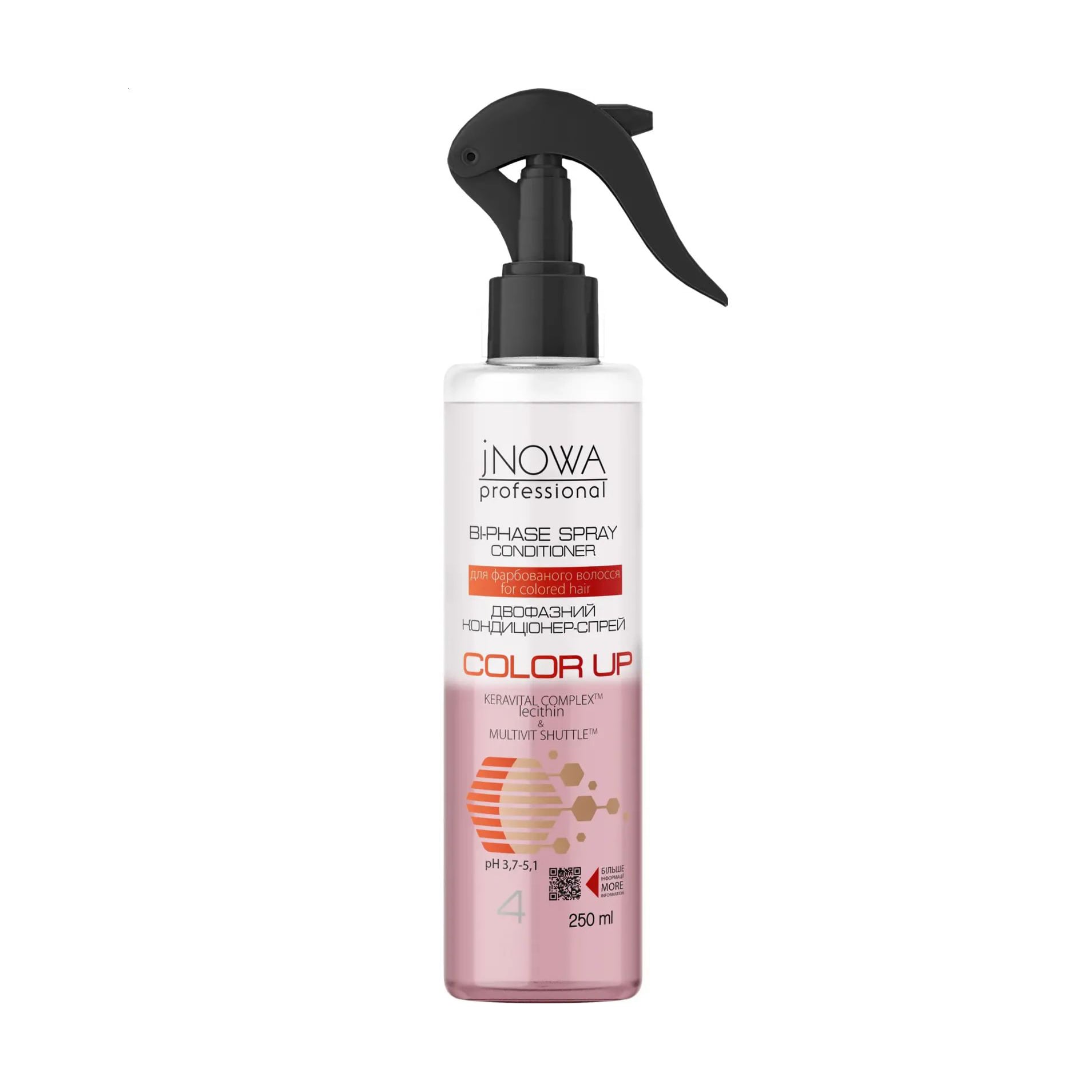 Двофазний спрей-кондиціонер jNOWA Professional Color Up Bi-Phase Spray Conditioner для фарбованого волосся, 250 мл